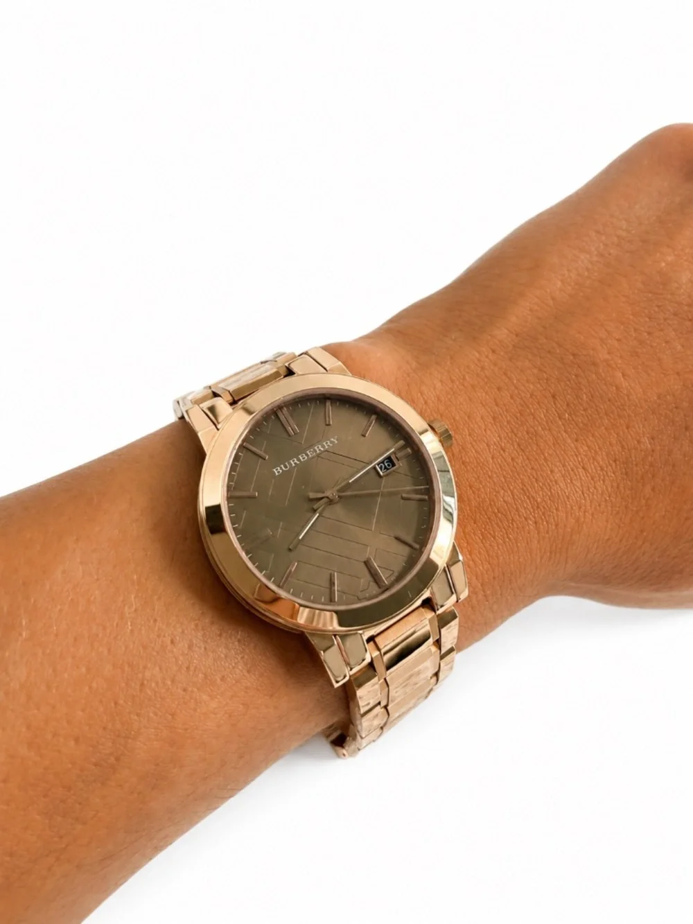 Brand New Burberry Brown Dial Unisex Watch BU9005